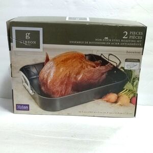 Gibson Steel Roasting Set